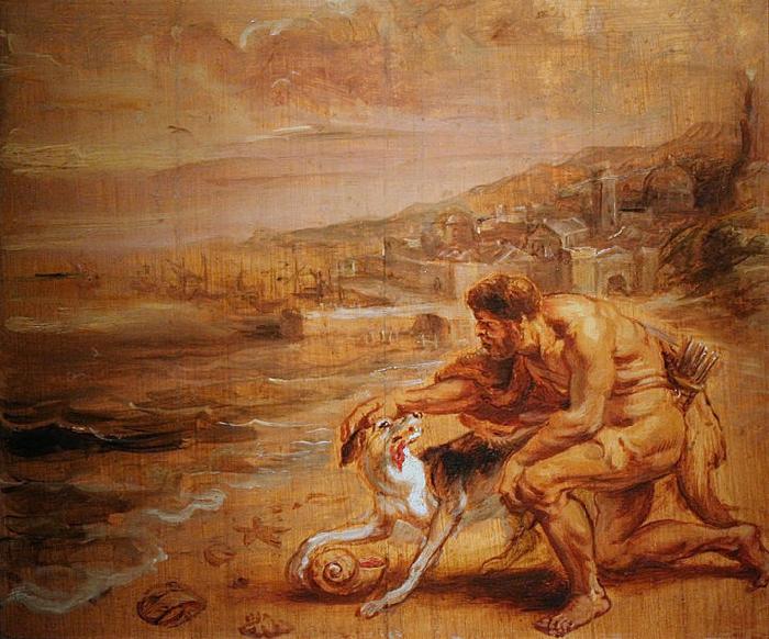 Peter Paul Rubens La decouverte de la pourpre oil painting image